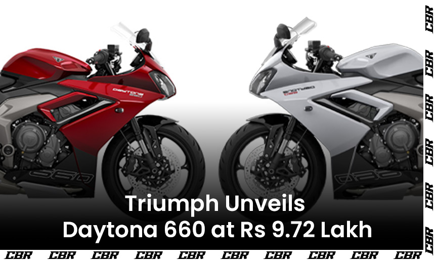 Triumph Unveils Daytona 660 at Rs 9.72 Lakh