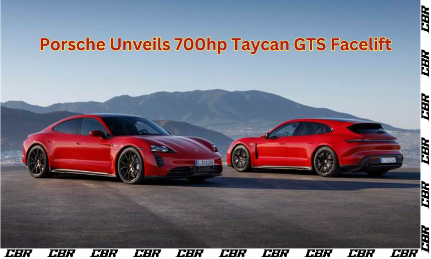 Porsche Unveils 700hp Taycan GTS Facelift