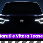 Maruti e Vitara Teased Ahead of Bharat Mobility Global Expo 2025