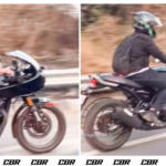 Triumph Thruxton 400 Spotted Testing