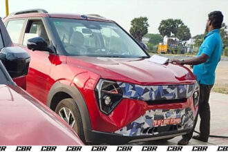 Mahindra XUV 3XO EV Spotted Testing