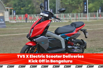 TVS X Electric Scooter Deliveries Kick Off in Bengaluru